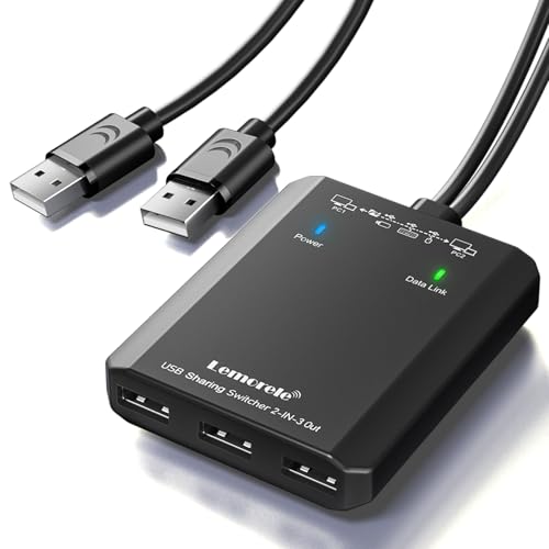 分配器・切替器 Lemorele USB Sharing Switcher 2 in 3 out 41lyLnXZZtL.jpg