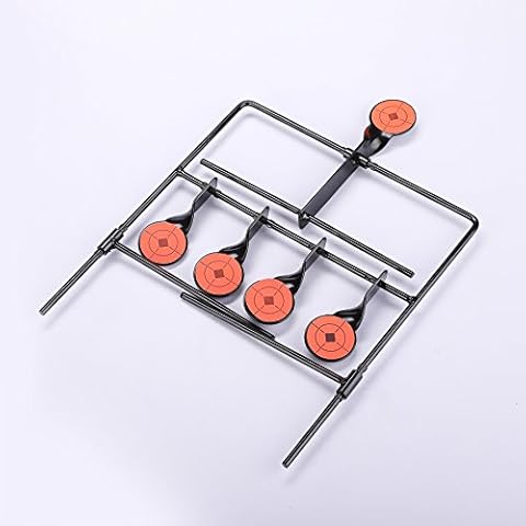 Hiram Resetting Target with Portable Design and Shooting Spots, Rated for .22 .177 Caliber (15” x 10” x 12”) Cover