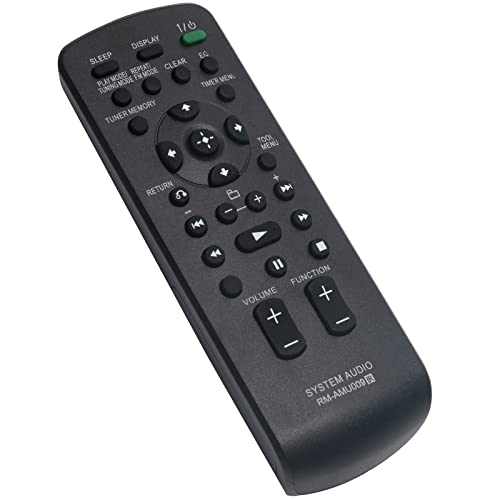RM-AMU009 Replacement Remote Fit for Sony Sony Micro Hi-Fi Component System CMT-HX80R CMT-HX50BTR CMT-HX70BTR CMT-HX90BTR MHC-EC609iP CMT-FX350i CMT-MX550i CMT-MX500i CMT-HX35R - Image 3