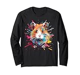 Photo Gallery splash art colorato roborovski hamster lover maglia a manica Photo Gallery splash art colorato roborovski hamster lover maglia a manica
