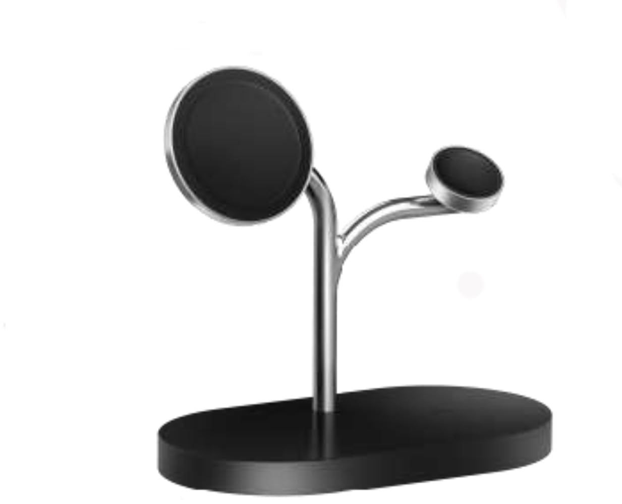 Caricabatterie a induzione Samsung S25, magnetico 15 W, ricarica simultanea: smartphone, watch, buds (caricatore totale 45 W). Stazione di ricarica 3 in 1, allineamento magnetico stabile, design