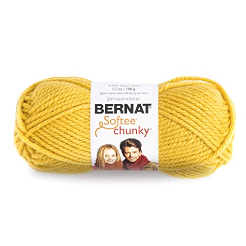 Image of Bernat Softee Chunky Yarn, 3.5 Oz, Gauge 6 Super Bulky, Glowing Gold