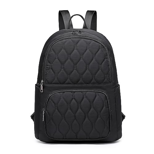 Mochila casual femenina Miss Lulu bolso de nylon con bolsillos interiores