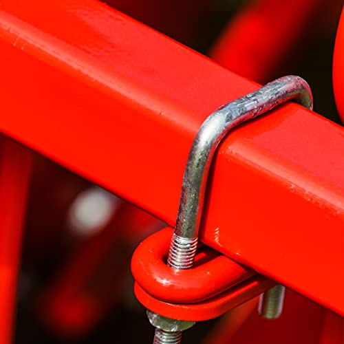 Image of uxcell Square U-Bolts, 3 Sets 47mm(1.85 inch) Inner Width 75mm Length M6 304 Stainless Steel U Clamp Bolt with Nuts and Plates, for Boat Trailer