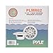 Pyle 6.5 Inch Dual Marine Speakers - 2 Way Waterproof and Weather Resistant Outdoor Audio Stereo Sound System with 200 Watt Power, Poly Carbon Cone and Butyl Rubber Surround - 1 Pair (White)