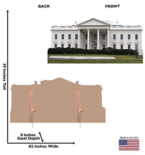 Image of Cardboard People White House Life Size Cardboard Cutout Standup