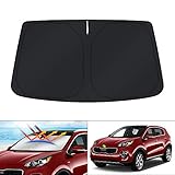 KUST Custom Fit Windshield Sun Shade for Kia Sportage 2018-2022 Sunshade Sun Visor Protector Foldable Blocks UV Rays Keep Your Car Cooler