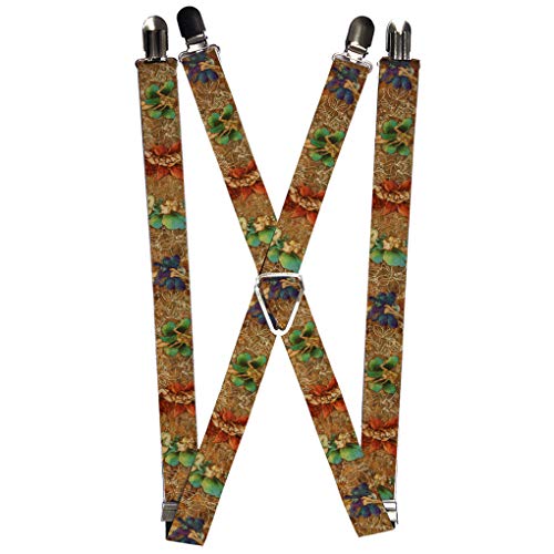 Preisvergleich Produktbild Buckle-Down Herren Suspender-Tattoo Johnny Fairies Strumpfhalter, Mehrfarbig, Einheitsgröße