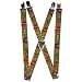 Produktbild Buckle-Down Herren Suspender-Tattoo Johnny Fairies Strumpfhalter, Mehrfarbig, Einheitsgröße