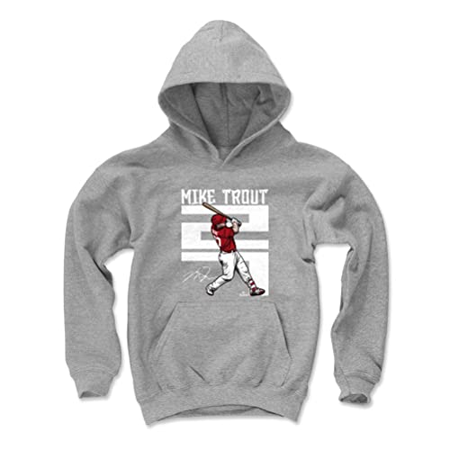 500 LEVEL Mike Trout Kids Hoodie - Mike Trout Number