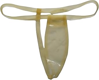 Womens Latex Rubber Mini Tanga, SM Sexy Pants