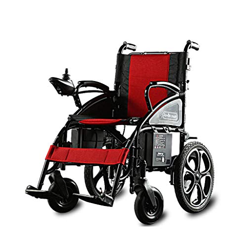 HYRL Electric Wheelchair Folding Motorized Power Wheelchairs, Fold Foldable Power Compact Mobility Aid