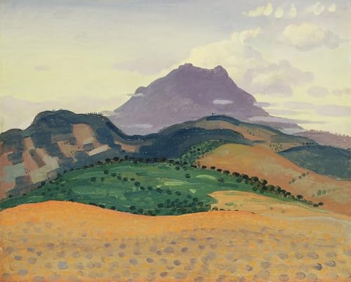 Toile Tour Madeloc Pyrénées mur vide bureau affiche paysage Derwent Laees 60x90cm