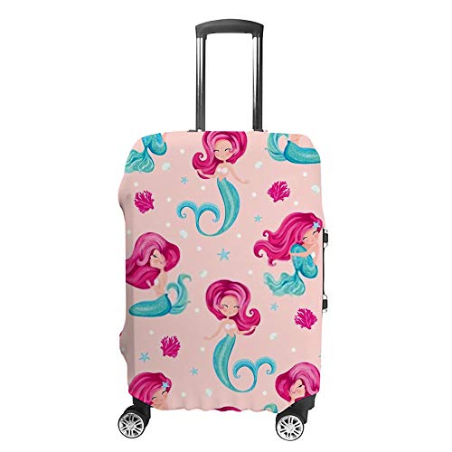 Housse de voyage pour bagages de bébé sirène pour protéger sa valise