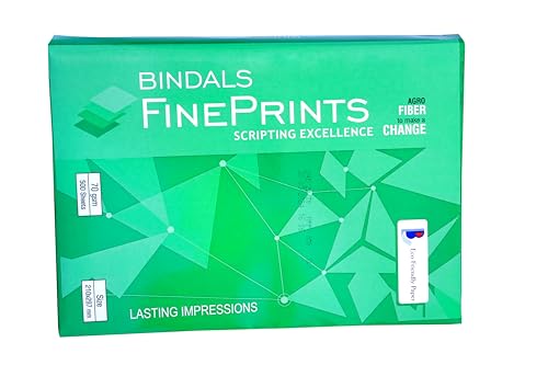 Image of BINDALS White Copier Paper | A4 Size | 70 GSM | 5 Reams & 500 Sheets per ream | Bright Plain Printing Paper | Fine Quality & Eco-friendly