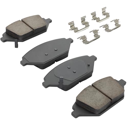 Image of QUALITY-BUILT Front Ceramic Brake Pads, Premium 1001-1864C, Compatible with 2016-2022 Chevrolet (Spark,Spark Classic)