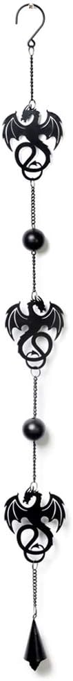 Shades of Alchemy Gothic Wyvrex Dragon Wind Chime Hanging Decoration