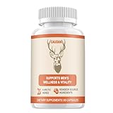 CAUDAN Men's Vitality Supplement, Arctic Herb & Reindeer Organ Blend – Daily Support Capsules for Energy, Stamina & Overall Wellness – 60 Ct