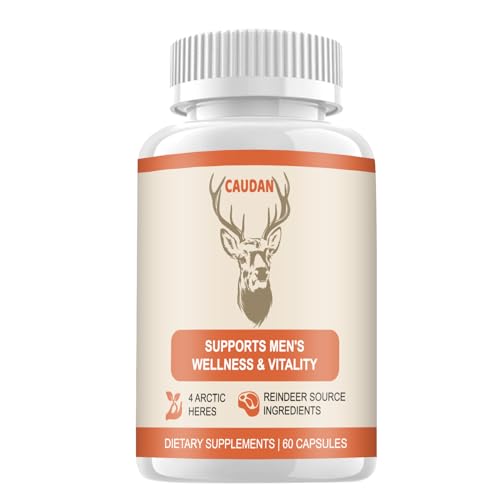CAUDAN Men's Vitality Supplement, Arctic Herb & Reindeer Organ Blend