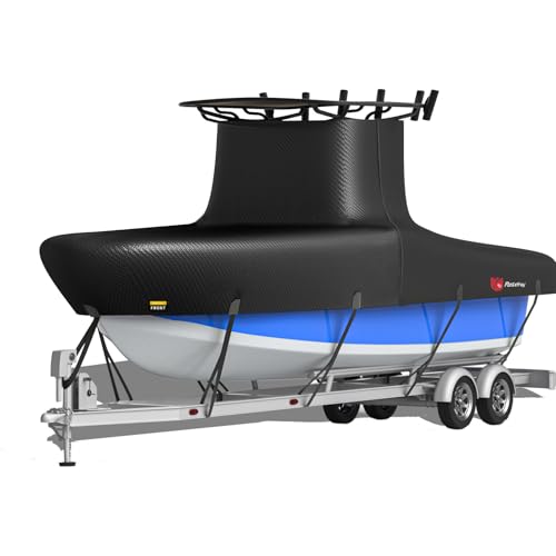 T-Top Boat Cover Waterproof Heavy Duty Fits 22'-24