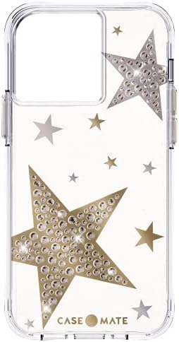 Case-Mate - Sheer Superstar - Funda para iPhone 13 Pro - Protección contra caída