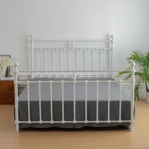 xuan dian Bed Skirt King Size, Pleated Waffle Weave 16 Inch Drop by xuan dian - Used condition - Image 4