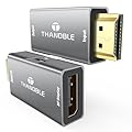 THANDBLE HDMI to DisplayPort Adapter 4K 60Hz, HDMI Souce to Display Port Monitor Converter, HD Male Compatible with Laptops, Graphics Cards, PS5, AMD,NVIDIA-1 Pack