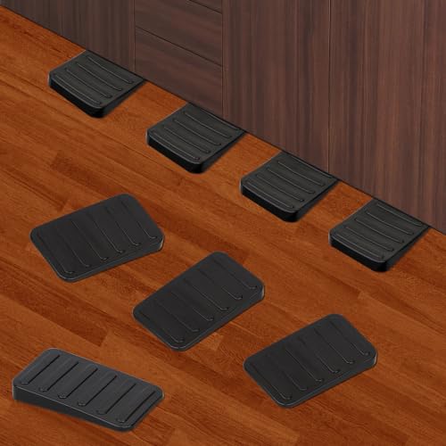 8 Pack Plastic Shims Table Wedge Black Toilet Shim