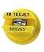 TeeJet XR Extended Range Spray Nozzle XR8002VS - 80Â° - 0.2 GPM - Yellow (Pack of 12)