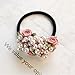 Ruihfas 4Pcs Korean Fashion Headbands Women Girls Hair Accessories Flower Hair Ties Ropes Pearl Hair Band Scrunchies