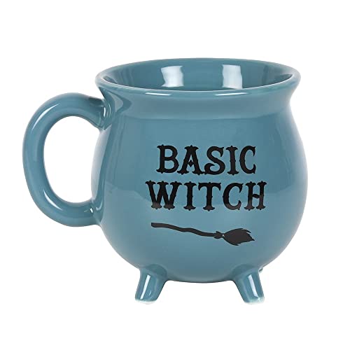 Pacific Giftware Cauldron Mug Basic Witch Blue