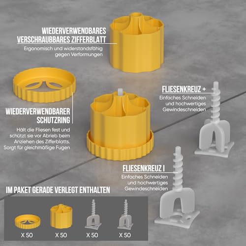NEISTER | 100 Kreuzstücke + | Verlegung von Böden und Wänden