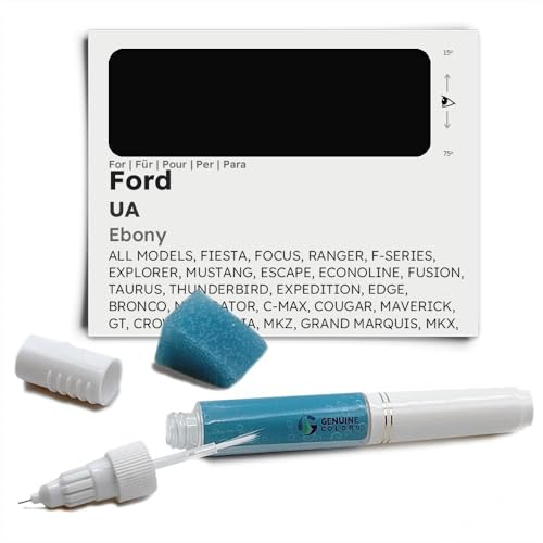 Genuine Colors Lackstift EBONY UA für Ford Schwarz FIESTA FOCUS RANGER F-SERIES EXPLORER MUSTANG ESCAPE ECONOLINE FUSION TAURUS THUNDERBIRD EXPEDITION EDGE BRONCO NAVIGATOR C-MAX COUGAR MAVERICK GT CR Genuine Colors Lackstift EBONY UA für Ford Schwarz FIESTA FOCUS RANGER F-SERIES EXPLORER MUSTANG ESCAPE ECONOLINE FUSION TAURUS THUNDERBIRD EXPEDITION EDGE BRONCO NAVIGATOR C-MAX COUGAR MAVERICK GT CR
