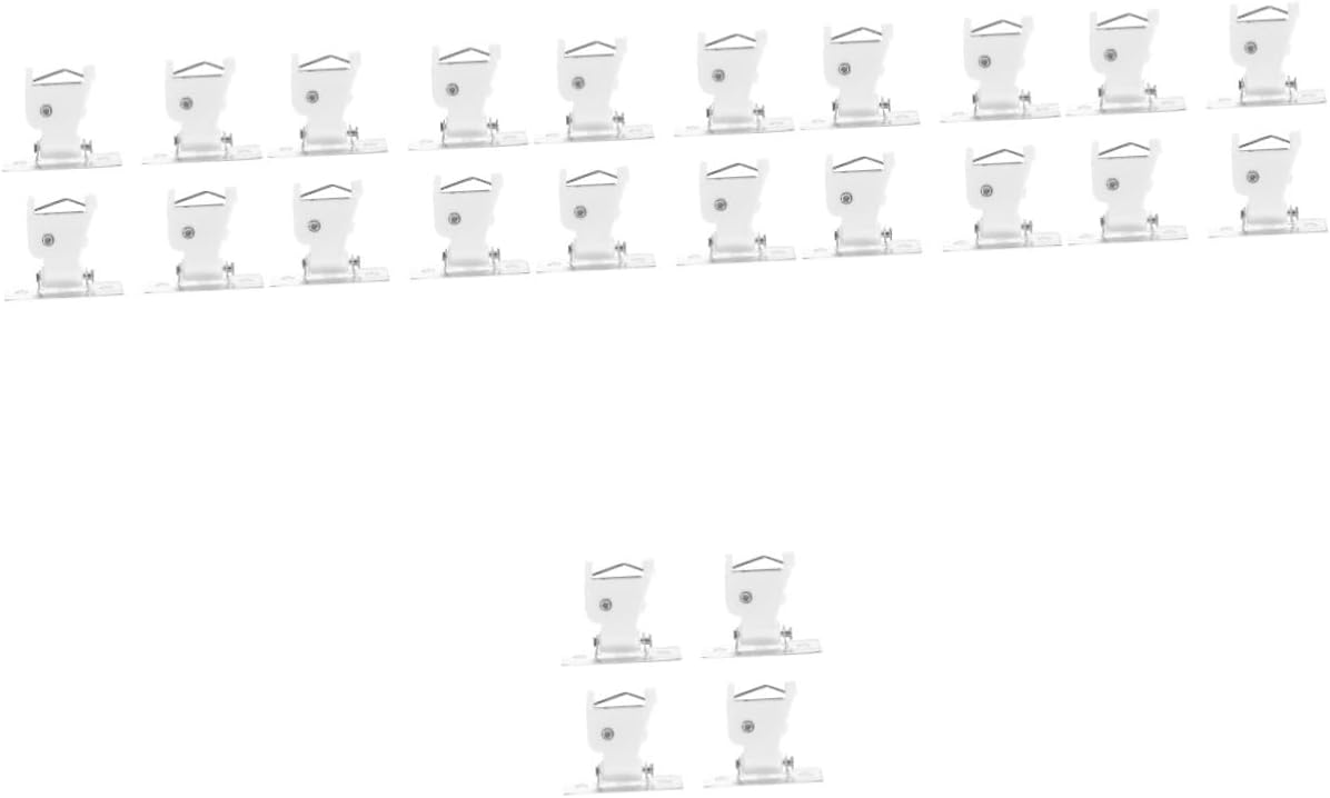 24sets Roman Shade Cord Locks of Curtain Fittings for Window Blinds Easy to Install and Remove Premium Quality Accessories to Securely Hold Cords Place