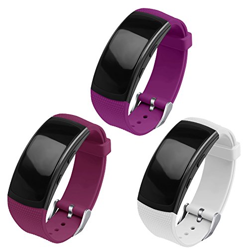 OenFoto Compatible Gear Fit2 Pro/Fit2 Band, Replacement Silicone Accessories Strap Samsung Gear Fit2