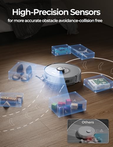 Image of Robot Vacuum 20,000Pa Robot Vacuum Mop,120Day Self Emptying Vacuum Robot,Lidar Navigation,2.4G 5G WiFi APP Aspirateur Robot,Self-Charging Robot Vacuums for Floor,Pet,Carpet R11Gray