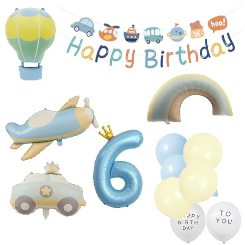 誕生日 車 風船 誕生日 バルーン 飾り 6歳