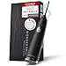 Wondersmile Irrigador bucal PRO - Ganador de la prueba 2024-100 días de prueba sin riesgo - Tecnología SmoothFlow para un cuidado óptimo de dientes y encías - con 4 modos (Ultimate Black)