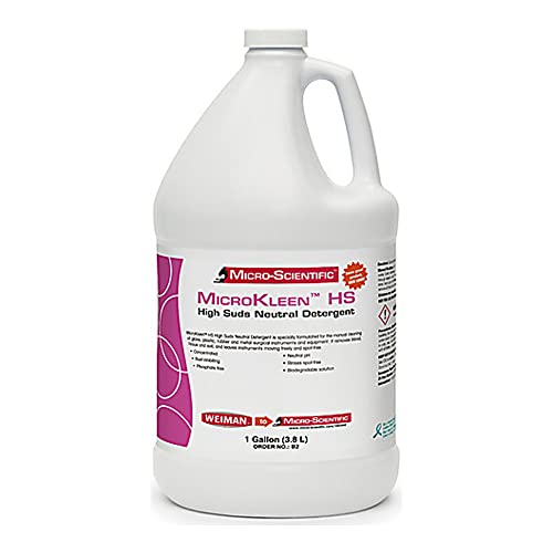 Micro-Scientific BRN B2 High Suds Neutral Liquid Detergent, 1 Gallon (Pack of 4)