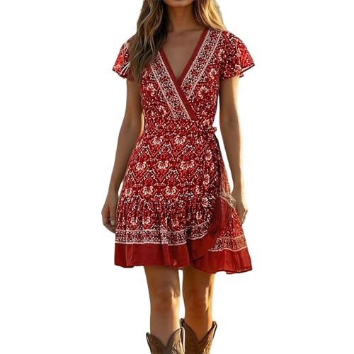 Robe sans manches grande taille au style bohème fluide et léger
