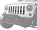 Hooke Road US Flag Grill Insert Mesh Grille Screen Bug Deflector Compatible with Jeep JK Wrangler 2007-2018