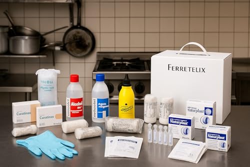 FERRETELIX® Kit de Reposición para Botiquín de Primeros Auxilios – Productos Homologados CE – Fabricado en España - imagen 7