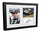 Kitbags & Lockers 12x8 A4 Jimmie Johnson NASCAR Chevrolet Camaro ZL1 Hendrick Motorsports Signed Autograph Photo Photograph Picture Frame Poster Gift