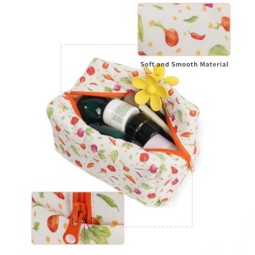 Large makeup Bag, Large Cosmetic bags for Women. Vegetable storage bag, Toiletry Bag, Large Vegetable Camping bag. Wash Bag for Women.4