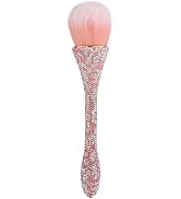 MNAFAYY Nail Dust Brush for Acrylic Nails, Luxury Full Gems Soft Brush Nail Art Dust Powder Remov...