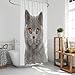GABSHAIM Lovely Shower Curtain for Bathroom Blue Heeler Puppy Dog Bath Curtain Pet Animal Print Minimalism Shower Curtains Waterproof, Bathtub Decor 72x72 Inch