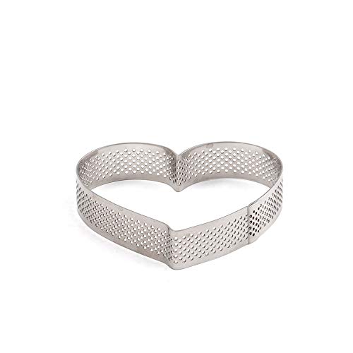 Decora 0064085 Sagoma Microforata Cuore 10 X 9 X 2 H Cm Inox