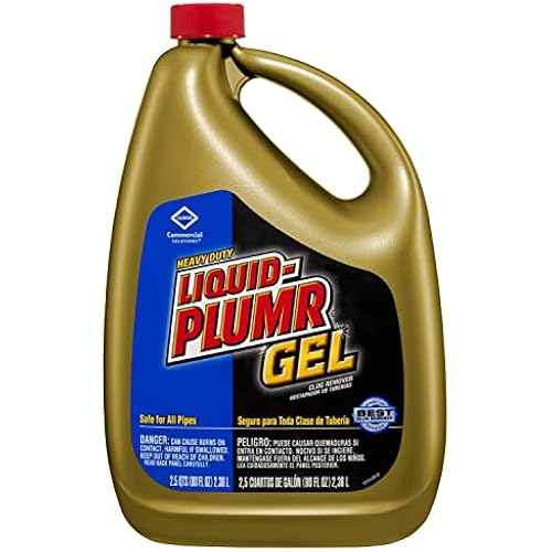 Clorox Commercial Solutions Liquid-Plumr Heavy Duty Clog Remover, 80 Ounces (35286)