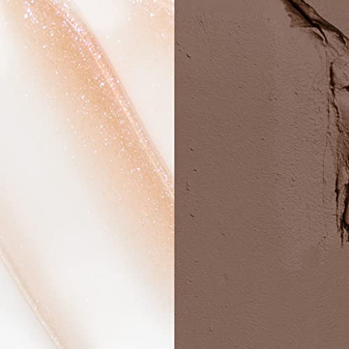Julep Eyeshadow 101 Crème To Powder Waterproof Eyeshadow Stick, Stone Matte And Eye Gloss 101 Multi-Use Eye + Cheek Glaze, Non-Sticky Wet Look Effect #TOP1