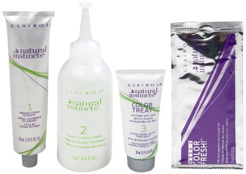 Clairol Natural Instincts Vibrant Permanent Hair Color 6r, Light Auburn 1 Kit